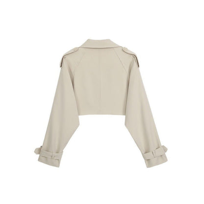 Minimal Kısa Trençkot