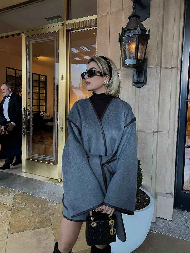 Zosia Modern Wrap Belted Kaban