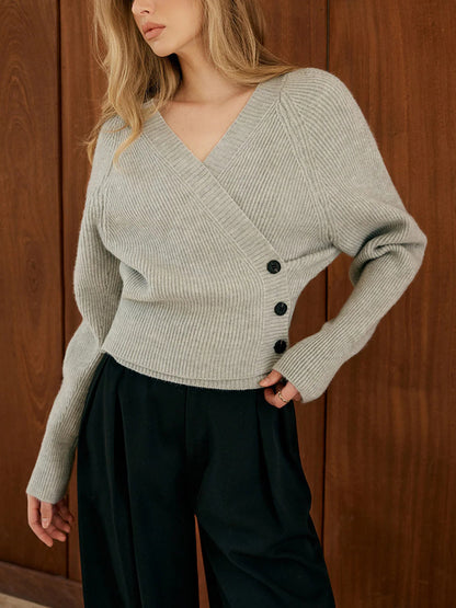 Çapraz Düğmeli Kazak