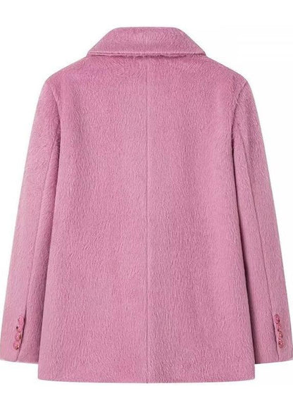 Bella Oversize Yün Dokulu Blazer Kaban