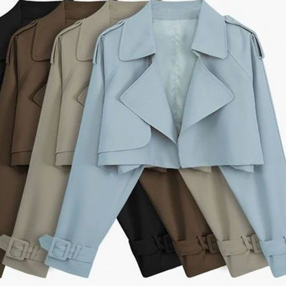 Minimal Kısa Trençkot