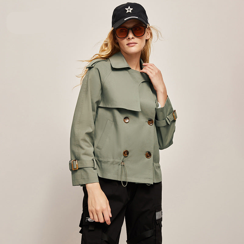 Isolde Çift Düğmeli Trenç Ceket