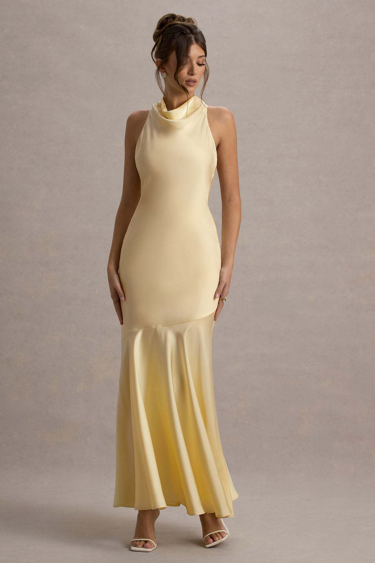 Luvia Maxi Elbise -Sarı