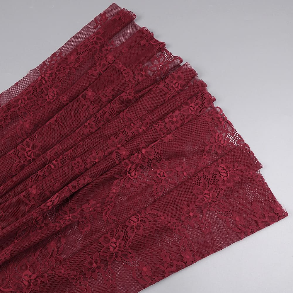 Melisande Tek Omuz Maxi Elbise-Bordo