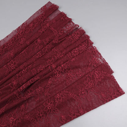 Melisande Tek Omuz Maxi Elbise-Bordo
