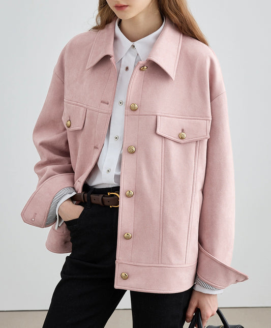 Urban Chic Oversize Süet Mevsimlik Kaban