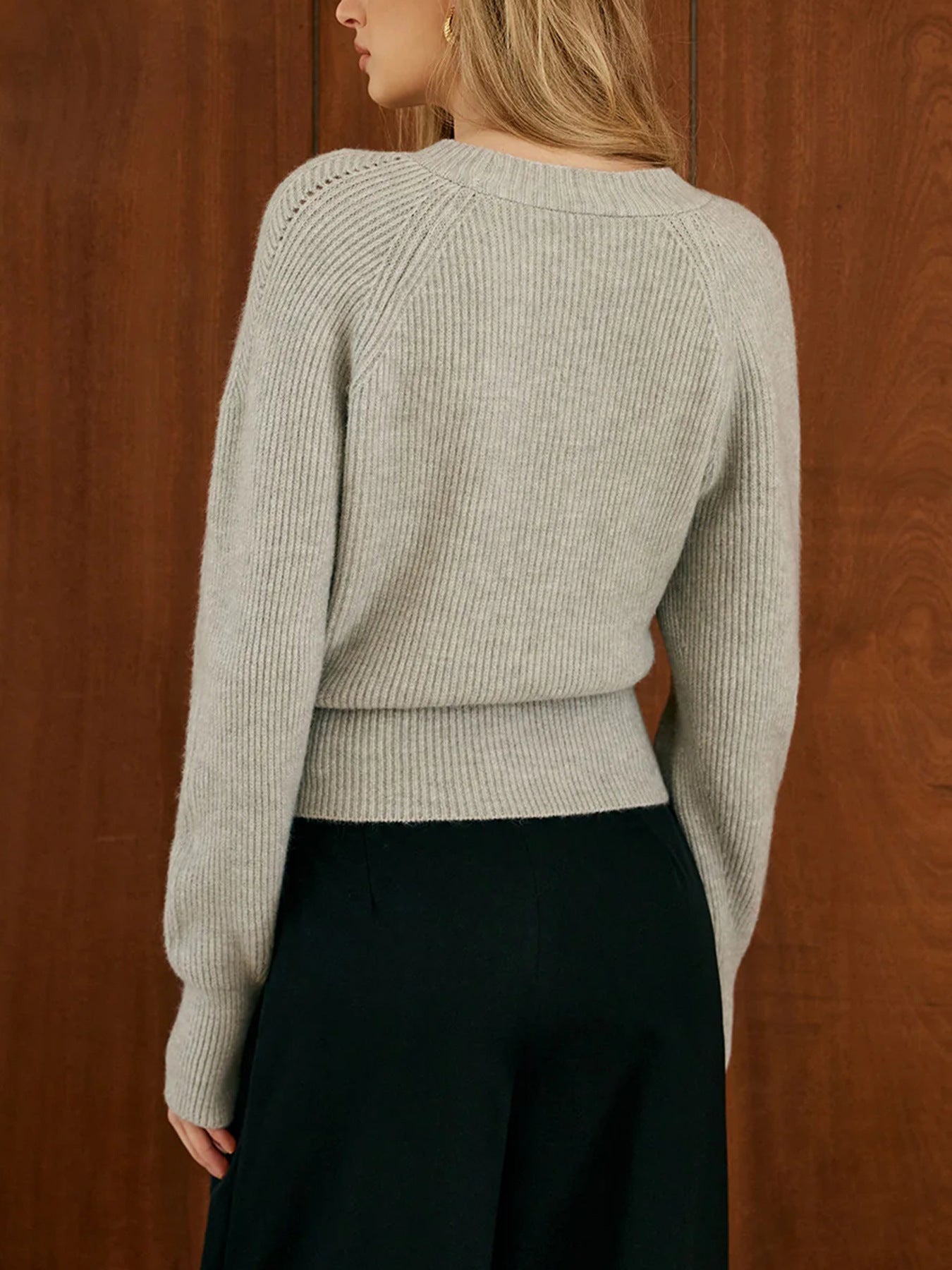 Çapraz Düğmeli Kazak