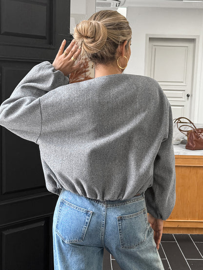 Coralie Yuvarlak Yaka Modern Mont