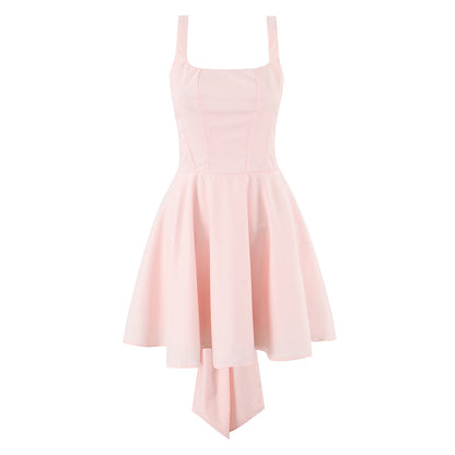 Rue Mini Elbise - Pembe