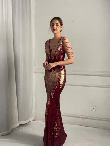 The Liah Sequin Gown