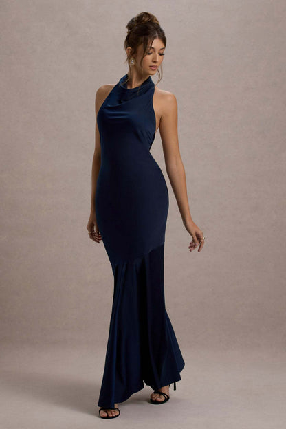 Luvia Maxi Elbise -Siyah