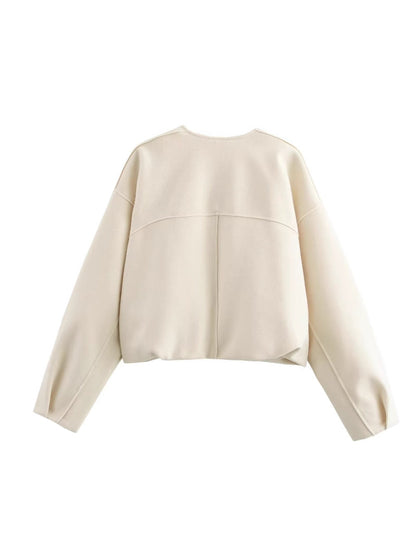 Coralie Yuvarlak Yaka Modern Mont