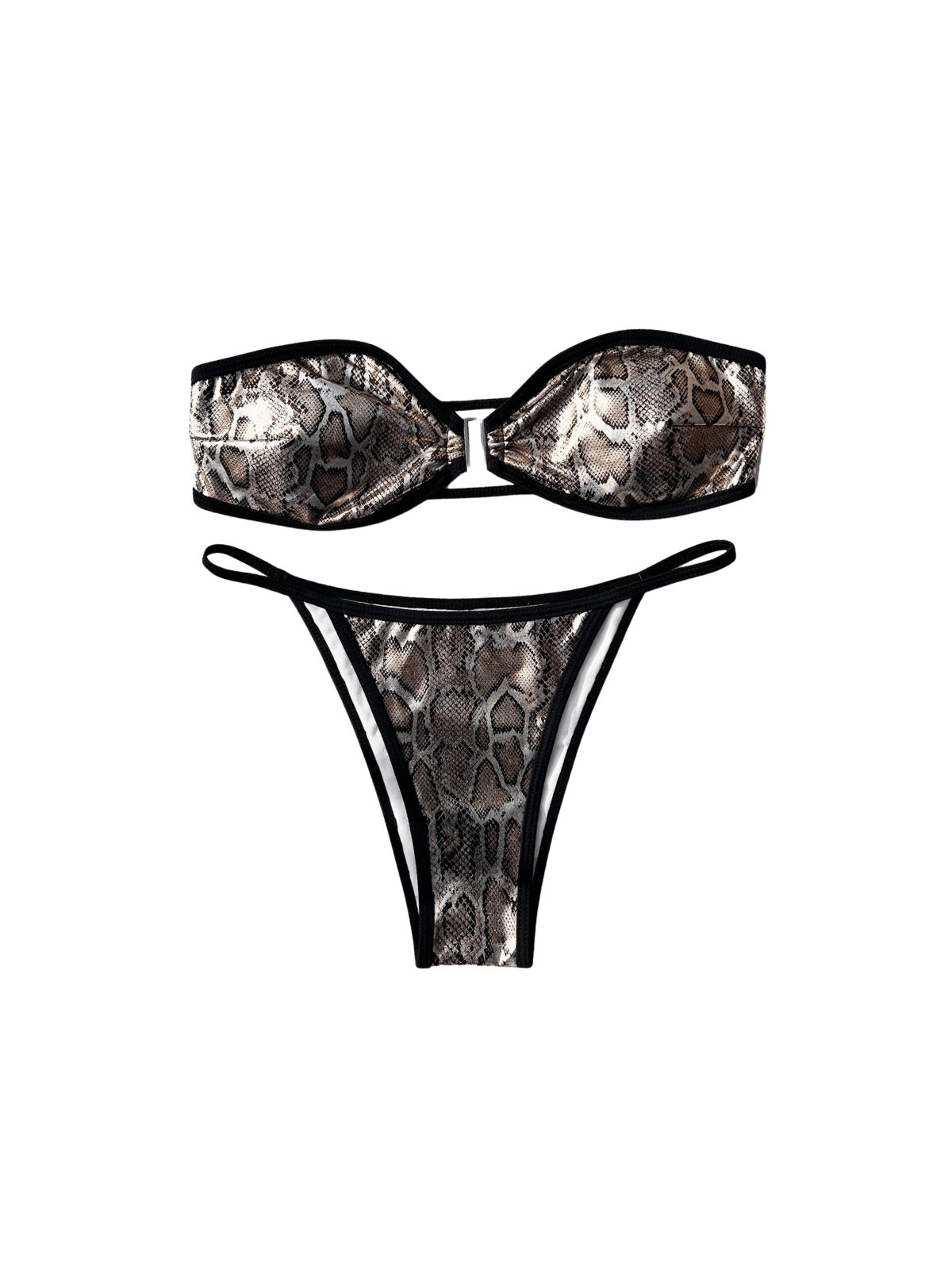 Oscar Yılan Baskılı Bikini İki Parçalı Takım