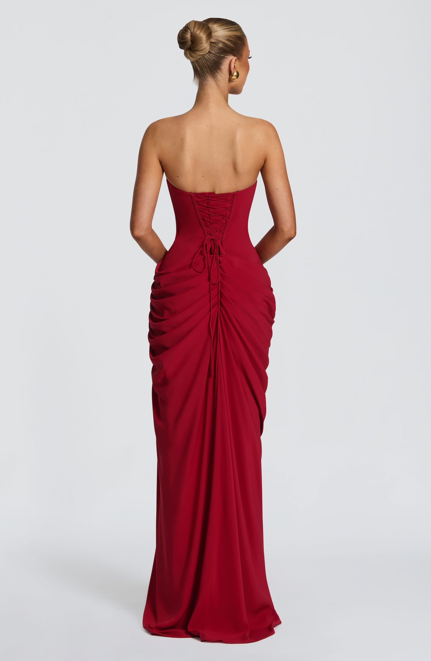Cyra Maxi Elbise - Kırmızı