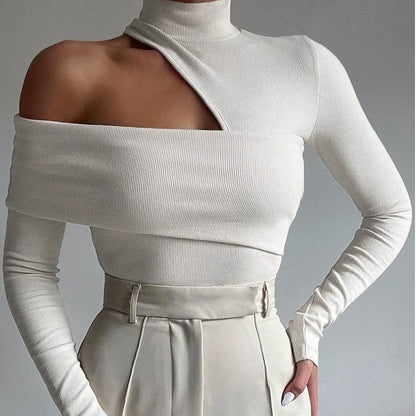 Lumi Balıkçı Yaka Omuz Detay Triko Üst