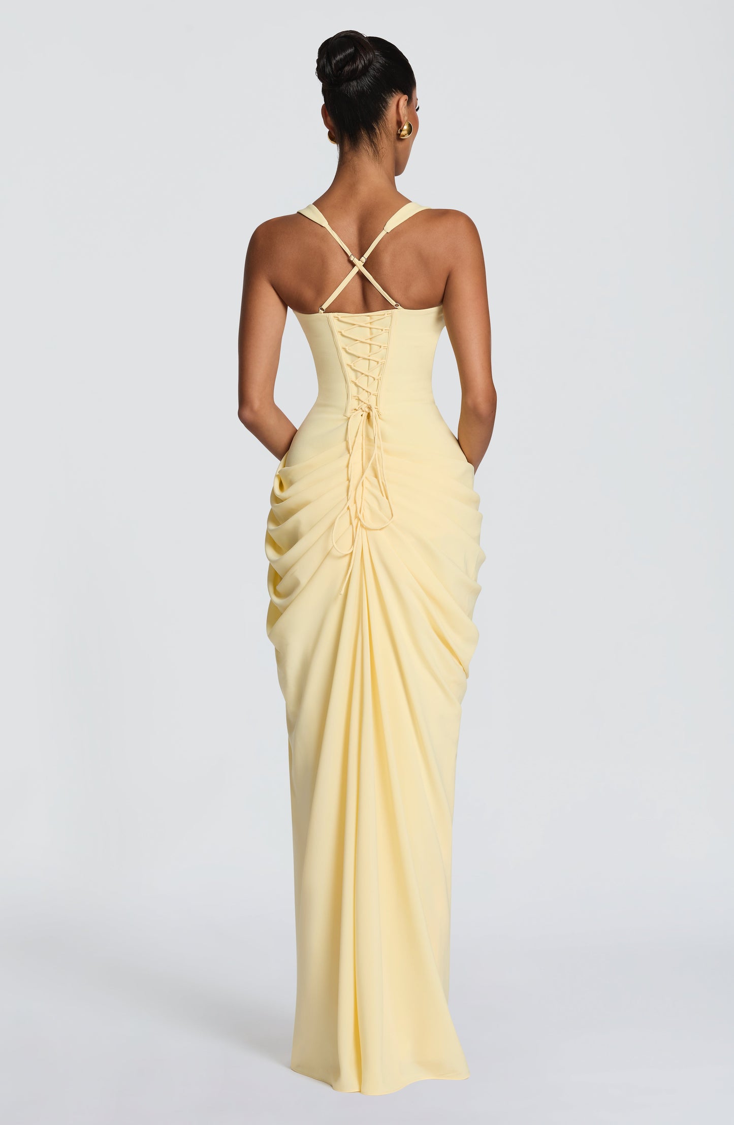 Elara Maxi Elbise - Limon
