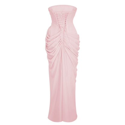 Cyra Maxi Elbise - Pembe