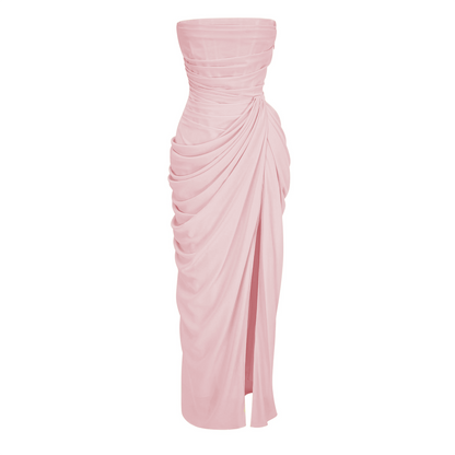 Cyra Maxi Elbise - Pembe