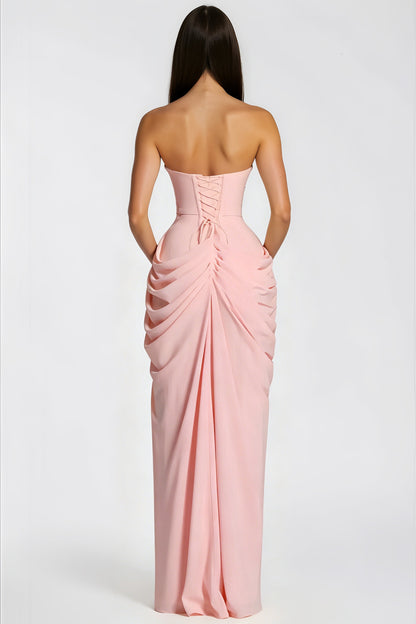 Cyra Maxi Elbise - Pembe