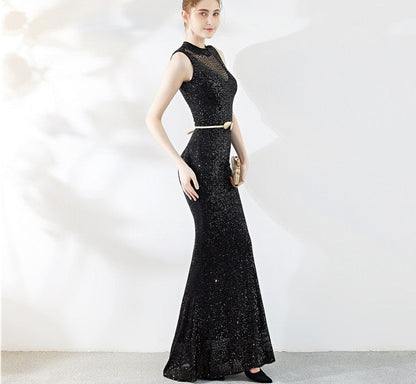 Fiona Fishtail Maxi Abiye Elbise