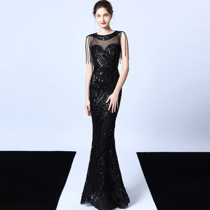 Hilda Ramp Maxi Abiye Elbise