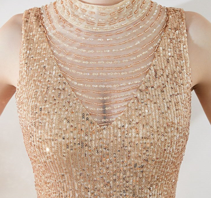 Fiona Fishtail Maxi Abiye Elbise