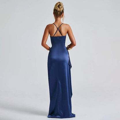 Sukienka Helen Maxi - Granatowa