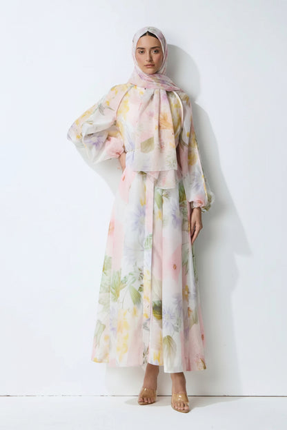 Elenora Mini Elbise - Mavi