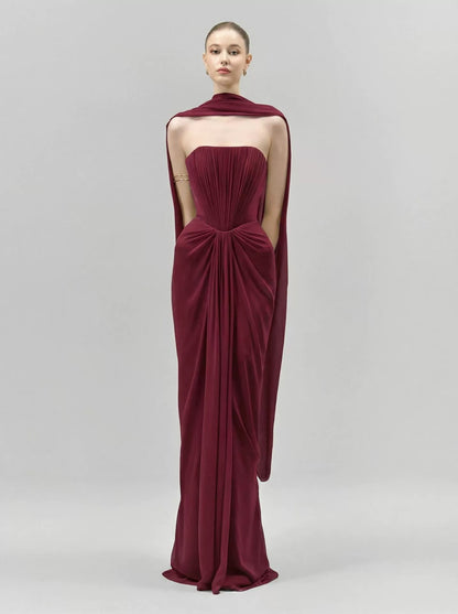 Marivelle Maxi Elbise -Sarı