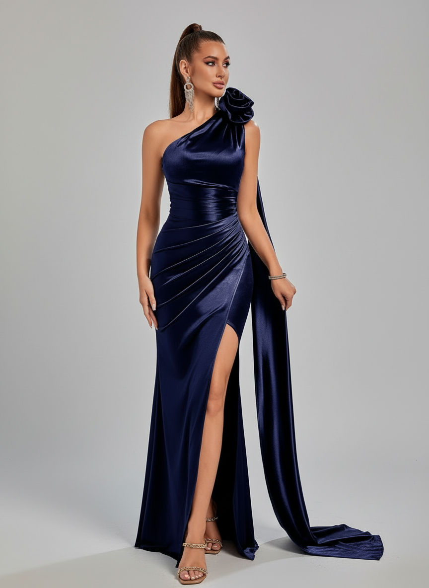 Maira Drapeli Maxi Elbise