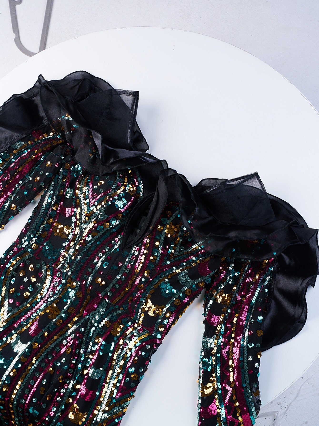 Giada Fırfırlı Denizkızı Maxi Elbise