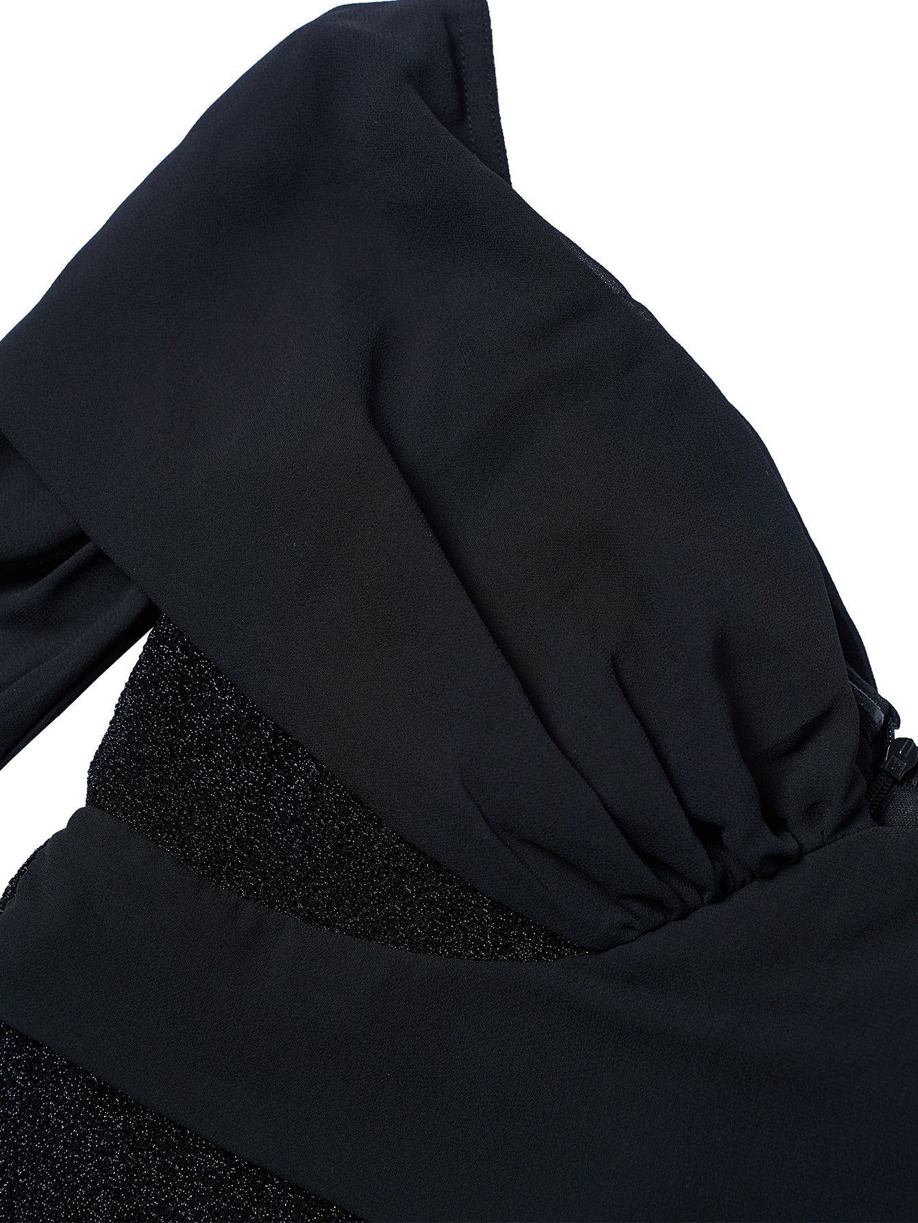 Leila Straplez Denizkızı Omuzsuz Maxi Elbise