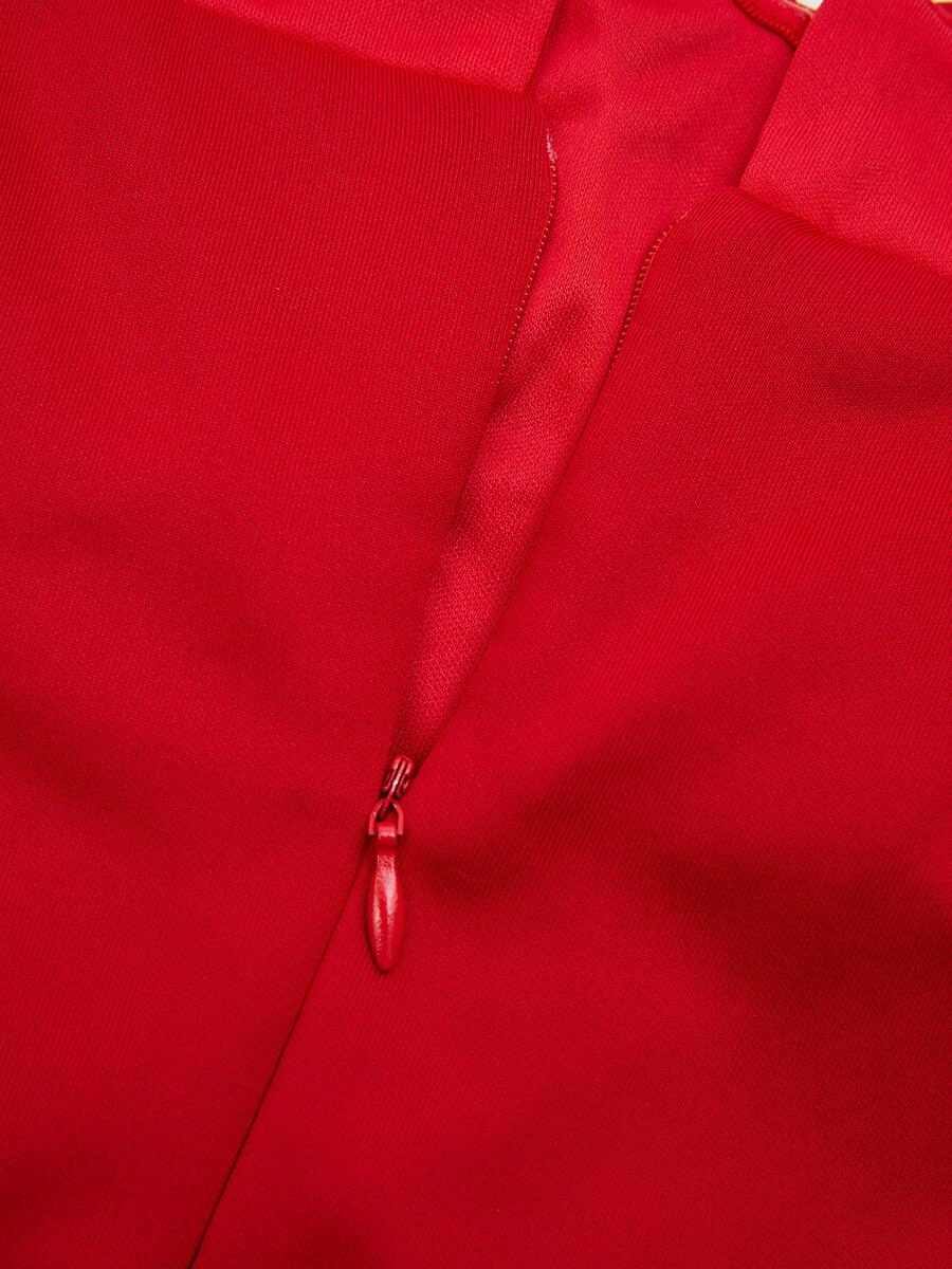 Iskra Fırfırlı Abiye Maxi Elbise