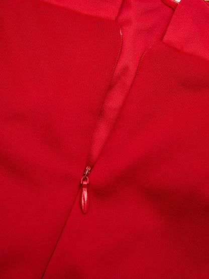 Iskra Fırfırlı Abiye Maxi Elbise