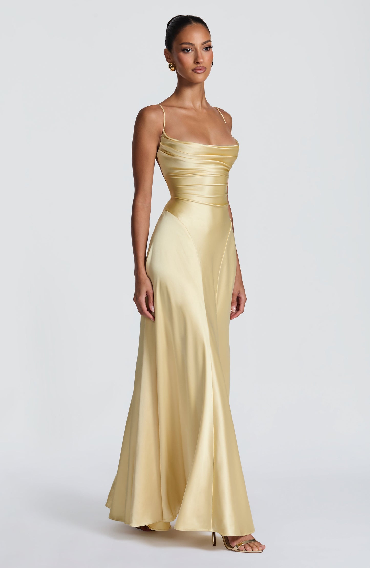 Adelina Maxi Elbise - Limon