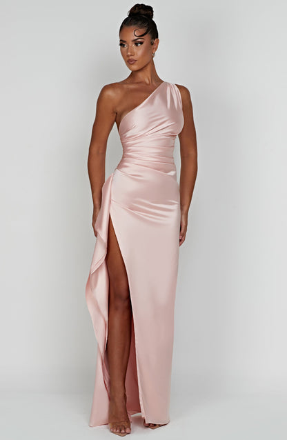 Ariel Maxi Elbise - Pembe