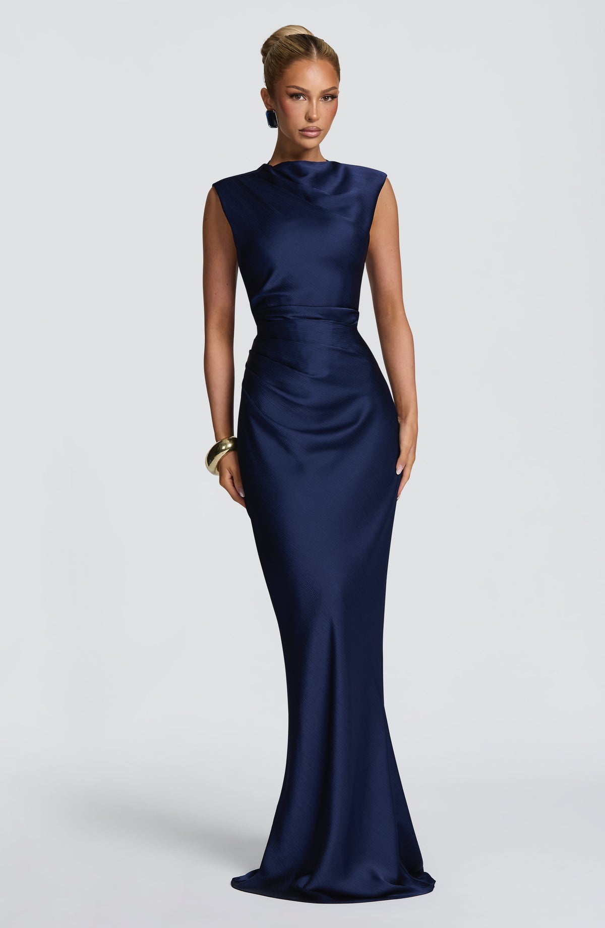 Avielle Maxi Elbise - Lacivert