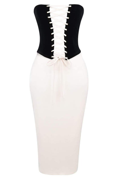 Celeste Bağcıklı Korse Maxi Takımı