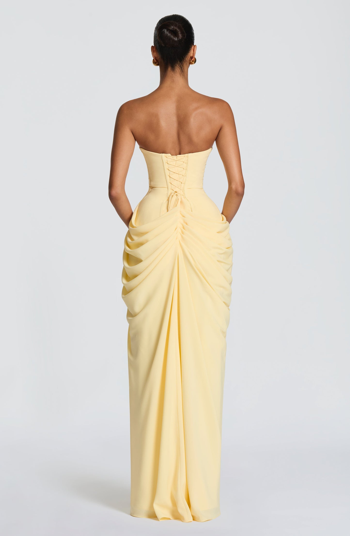 Cyra Maxi Elbise - Limon