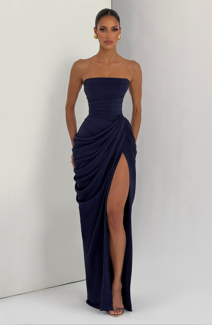 Cyra Maxi Elbise - Lacivert