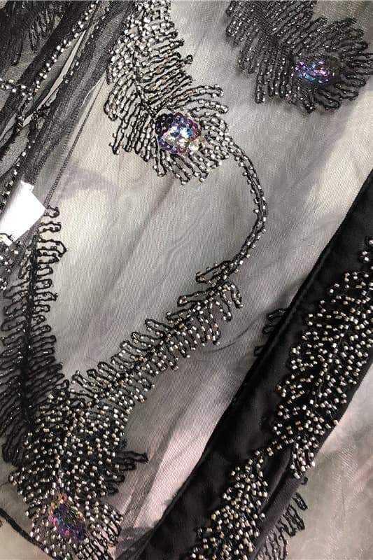 Bluzka z siateczki z koralikami Linnea