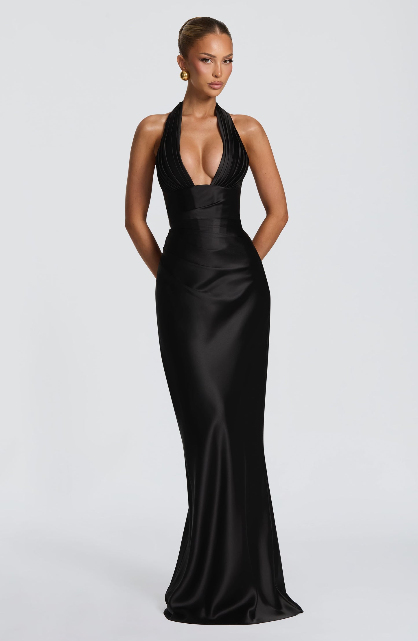 Elowen Maxi Elbise - Siyah