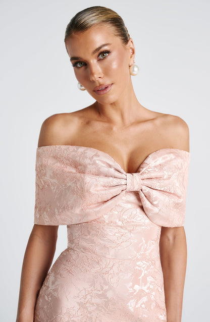 Emberly Maxi Elbise - Pembe