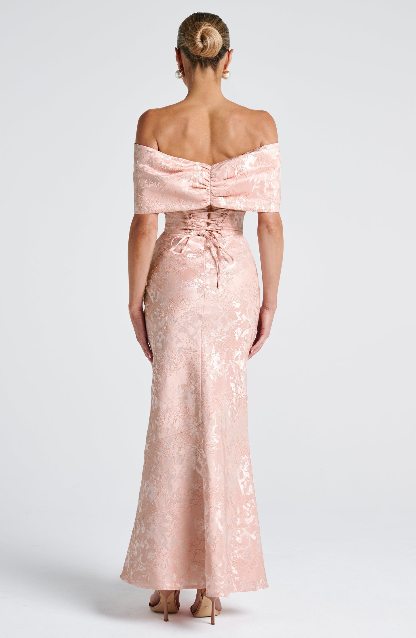 Emberly Maxi Elbise - Pembe