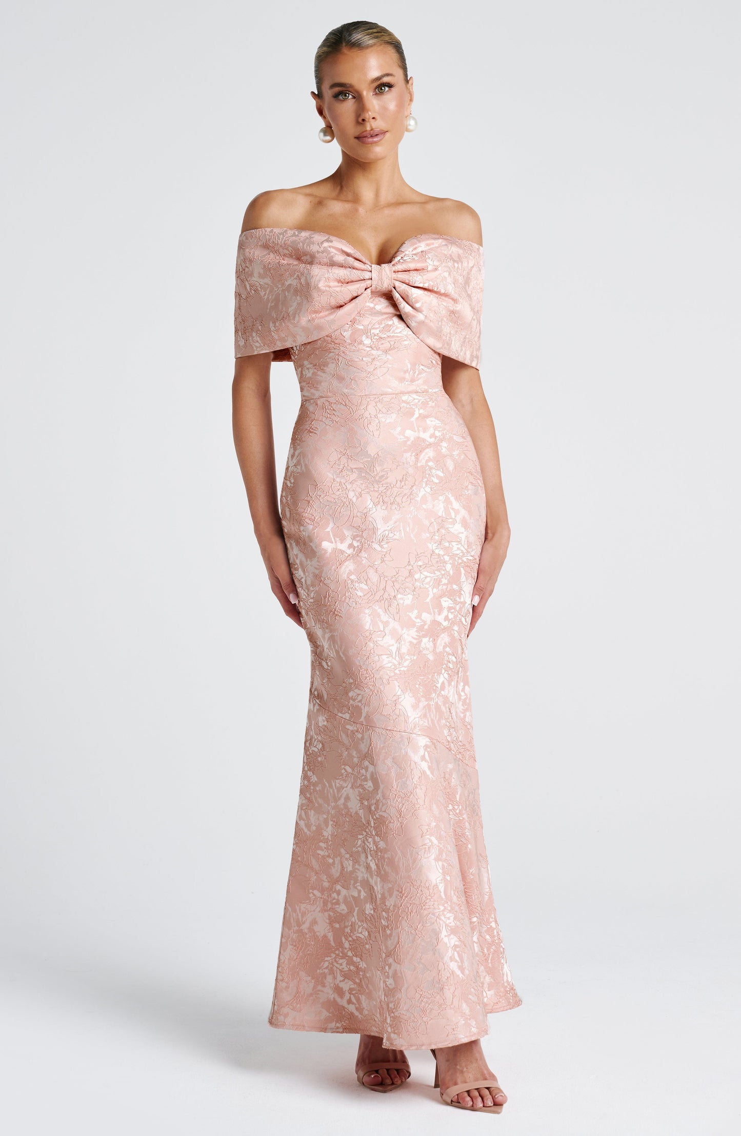 Emberly Maxi Elbise - Pembe