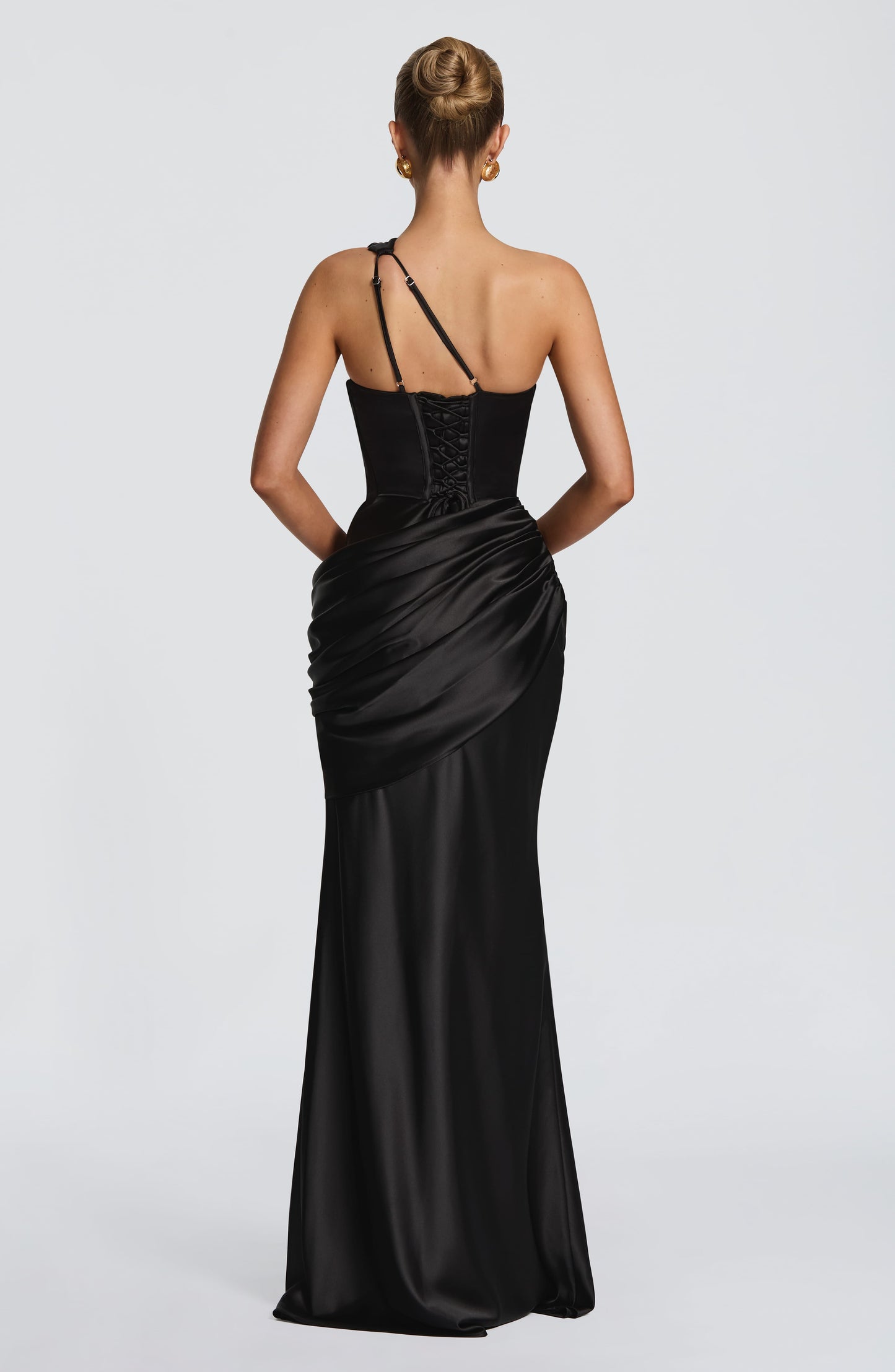 Emina Maxi Elbise - Siyah
