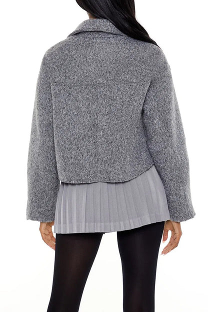 Polo Yaka Kısa Kaban