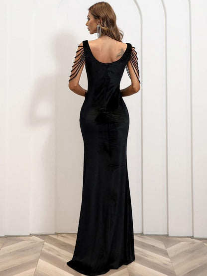 Bronwyn Omuz Zinciri Maxi Elbisesi