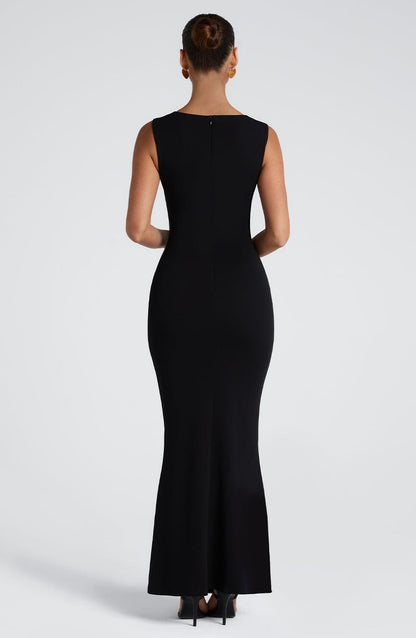 Helena Maxi Elbise - Siyah