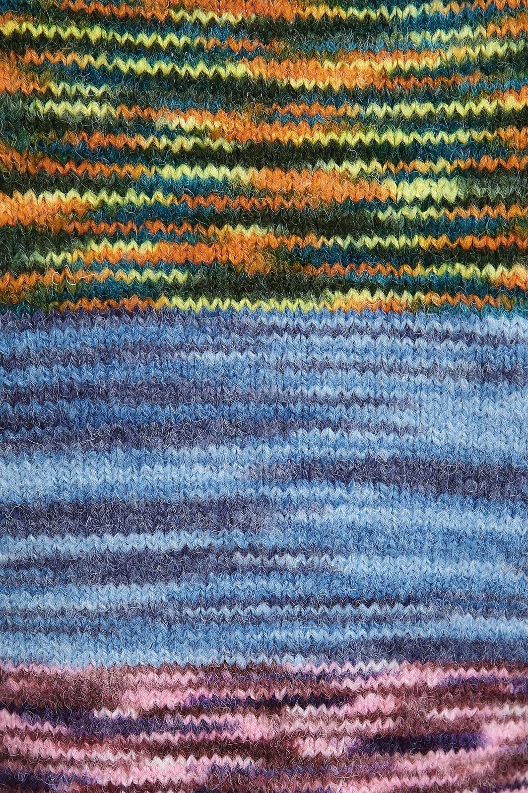 Sweter kardigan z dzianiny w bloki kolorów Judith